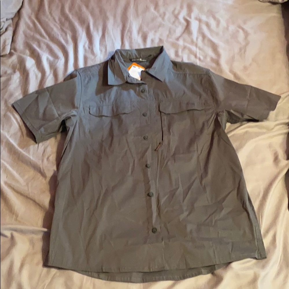 Sitka globe trotter short sleeve in shadow grey